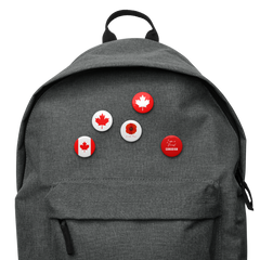 1.25" Canada Pins, Badges, Proudly Canadian