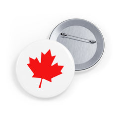 Maple Leaf Badge Pin | Canadian Pin | Canada Day Pinback Button | 2024