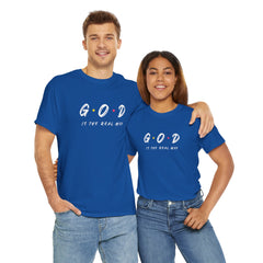 God Is The Real MVP | Unisex Heavy Cotton Tee | Faith T Shirt | Christian Tee | Kids | Adult T Shirt