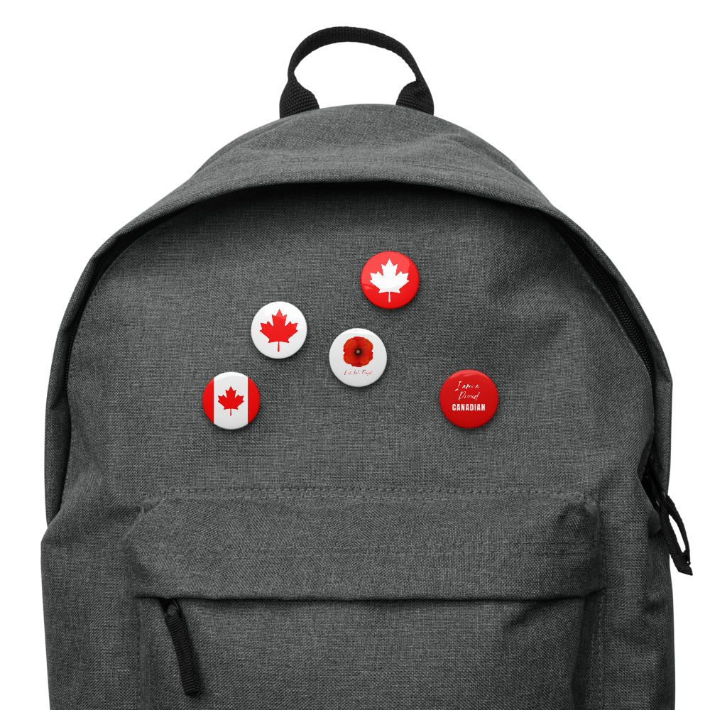1.25" Canada Pins, Badges, Proudly Canadian