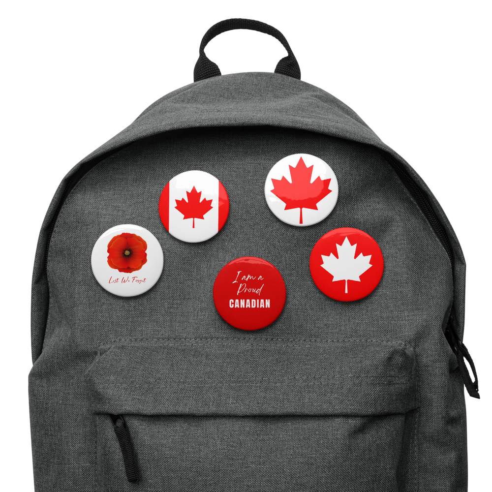 2.25" Canada Pins, Badges, I am a Proud Canadian